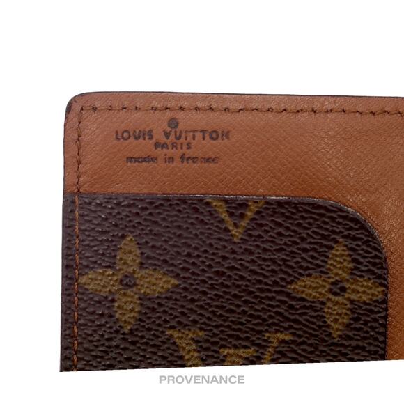 🔴 Louis Vuitton Pocket Organizer Card Wallet - Monogram Small "f" - Picture 6 of 7